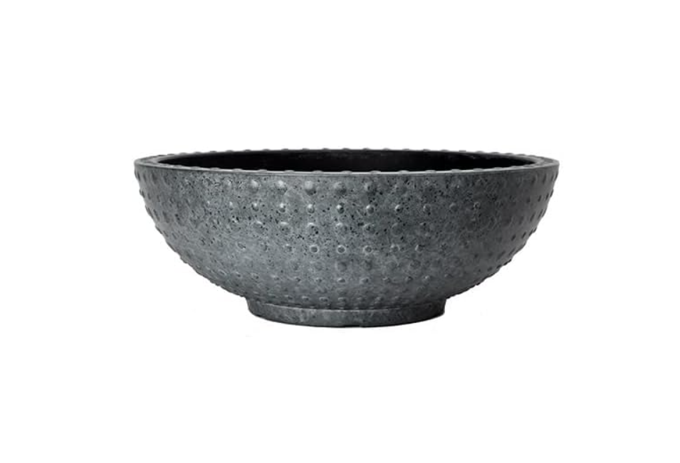 High Quality Muddy Hands Faux Concrete Plant Pot Outdoor Garden Flower Herb Tree Round Plastic Planter (17.7 Litre Bowl)